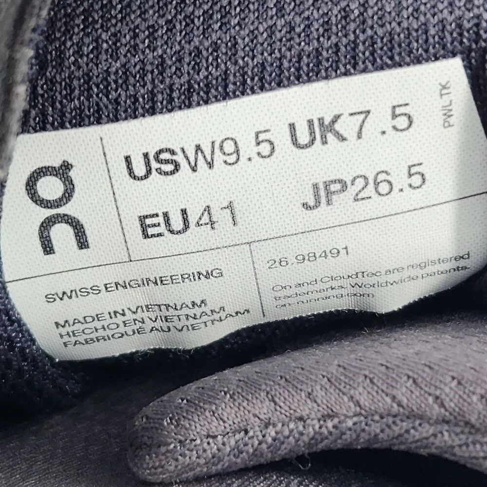 On Cloudnova Shoes Womens Size 9.5 Gray Tan Running Athletic Sneakers 26.98491